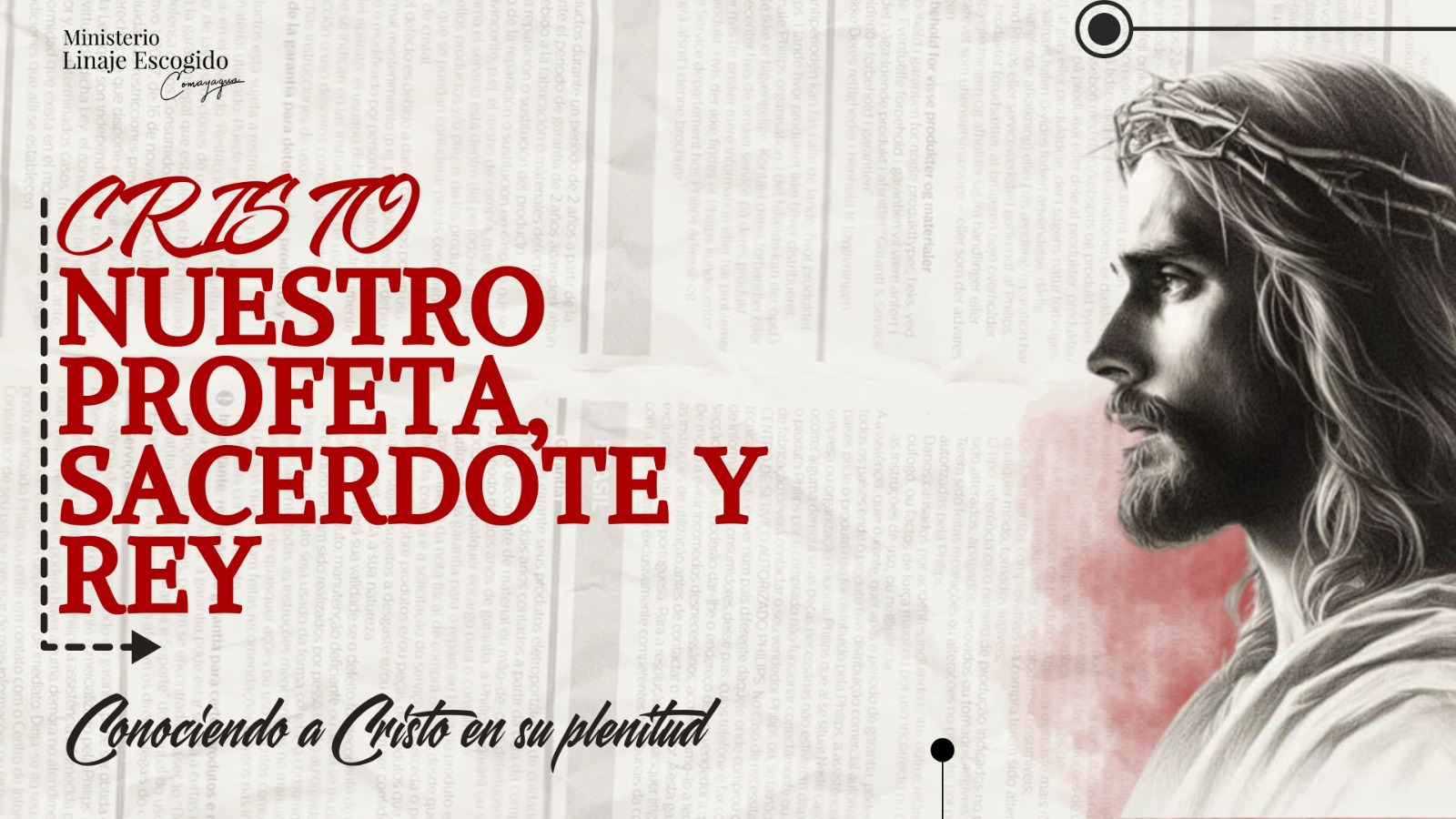 Portada del evento: Cristo, nuestro Profeta, Sacerdote y Rey